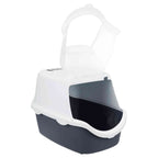 Bandeja Higiénica Vico Open Top con Cubierta azul gris/blanco