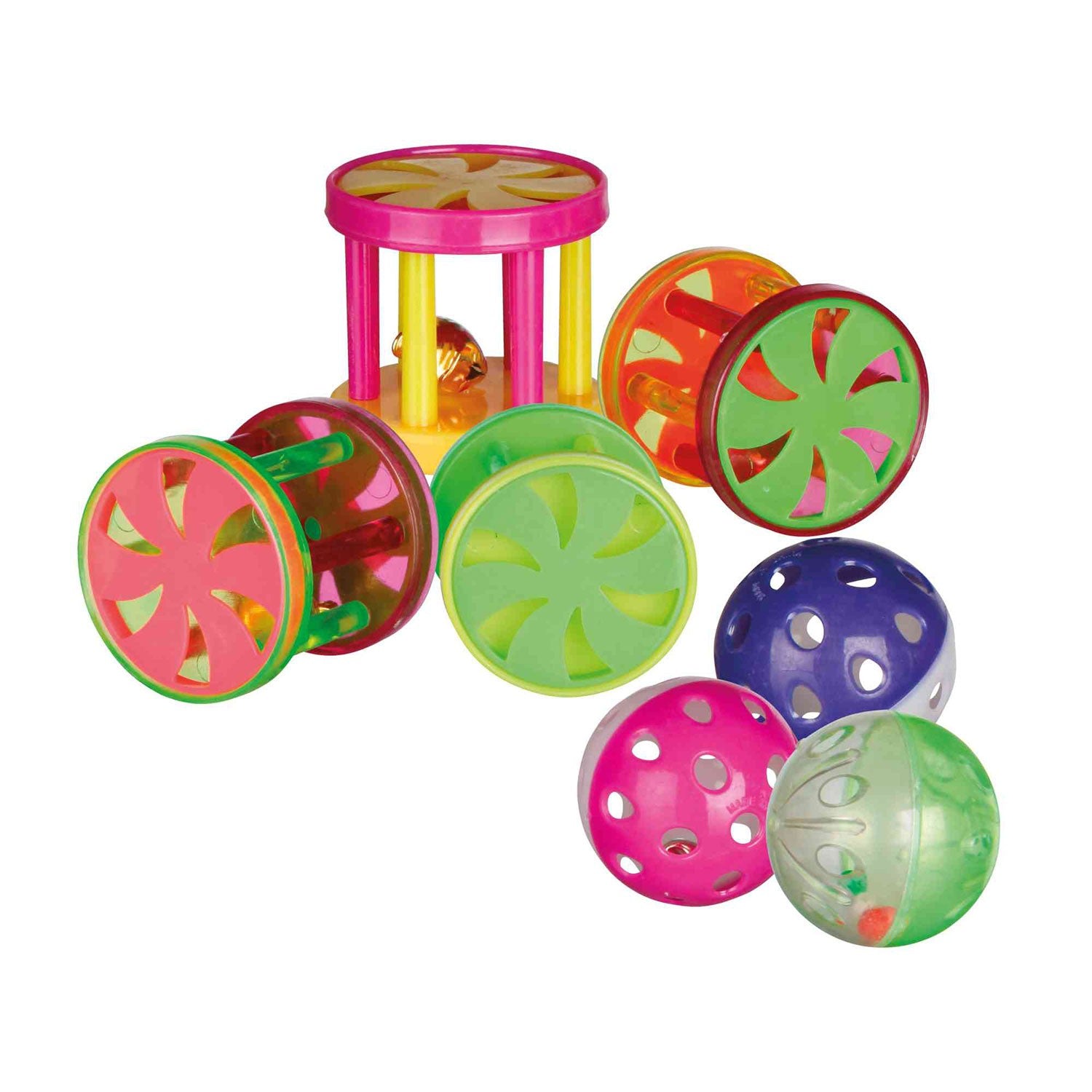 Surtido Pelotas y Rulos - Pack de 60 unidades
