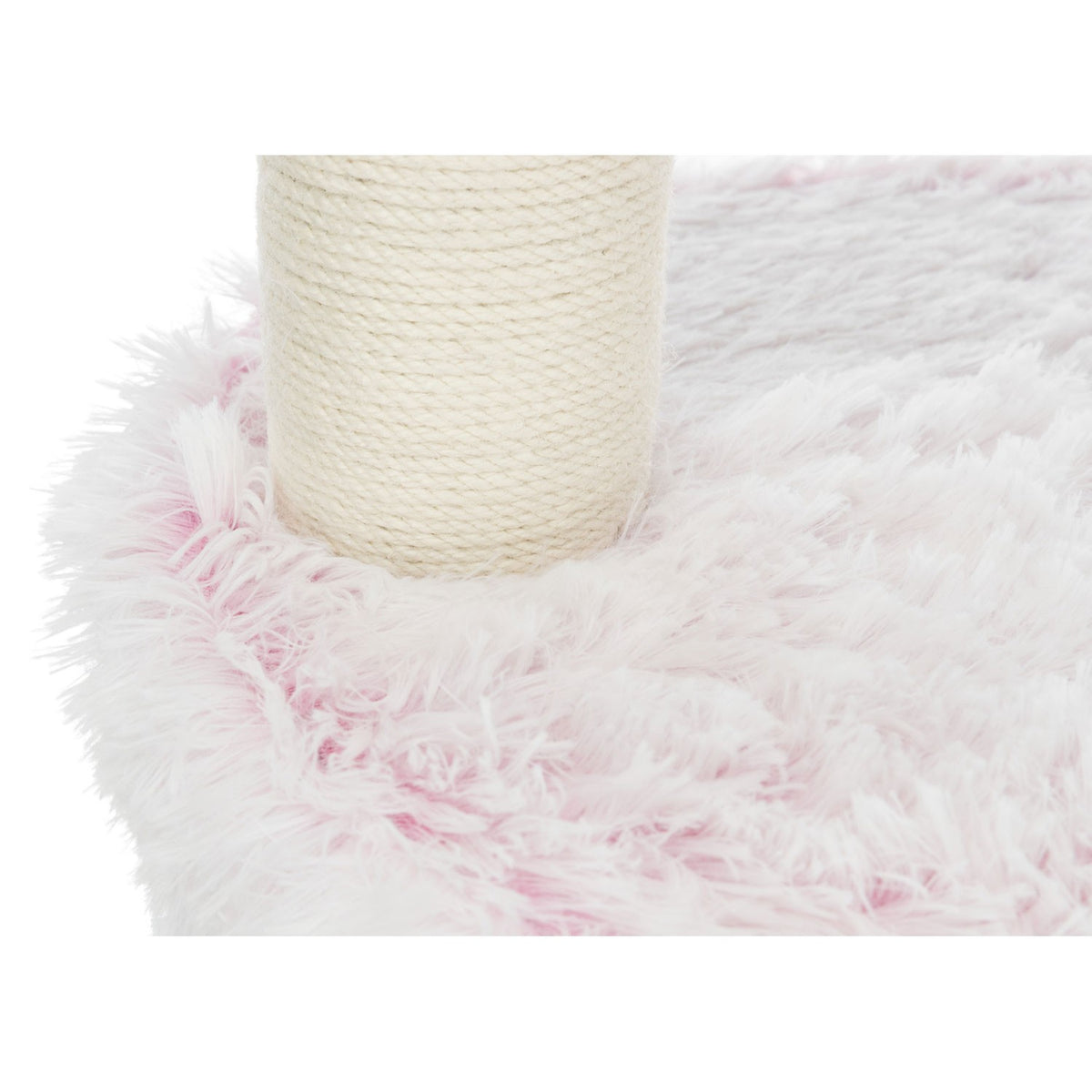 Poste Rascador Harvey blanco-rosa