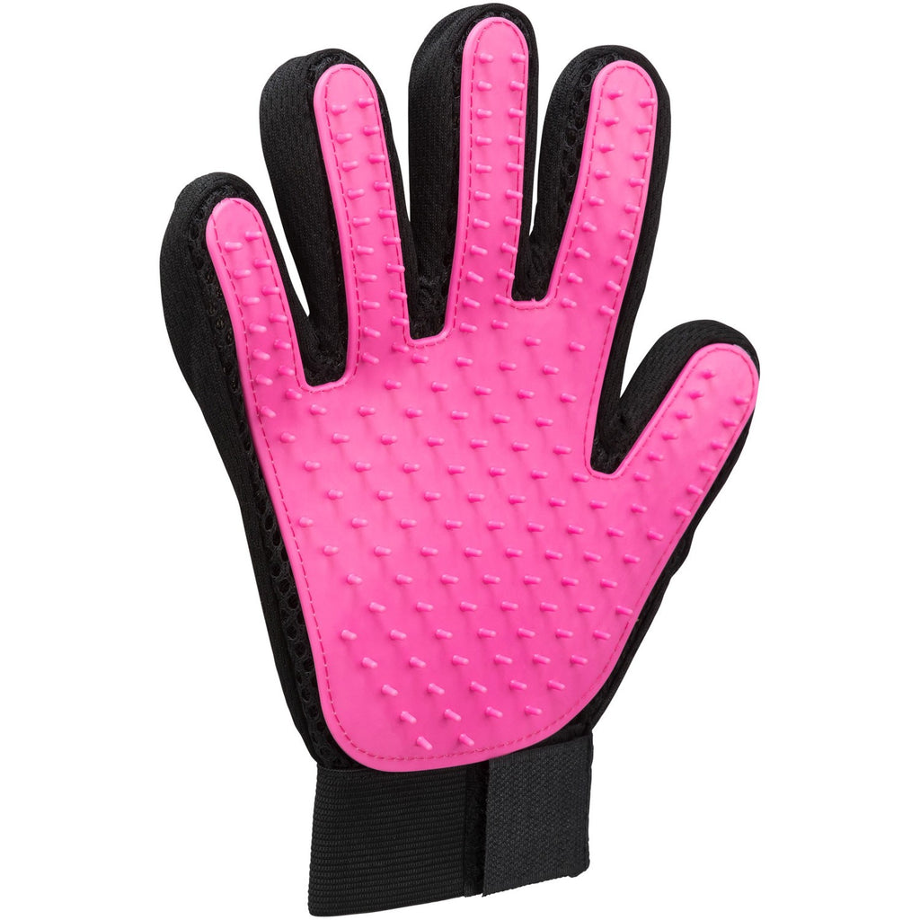 Guante Masaje-Cepillado para Gatos - Pack de 3 unidades rosa/negro