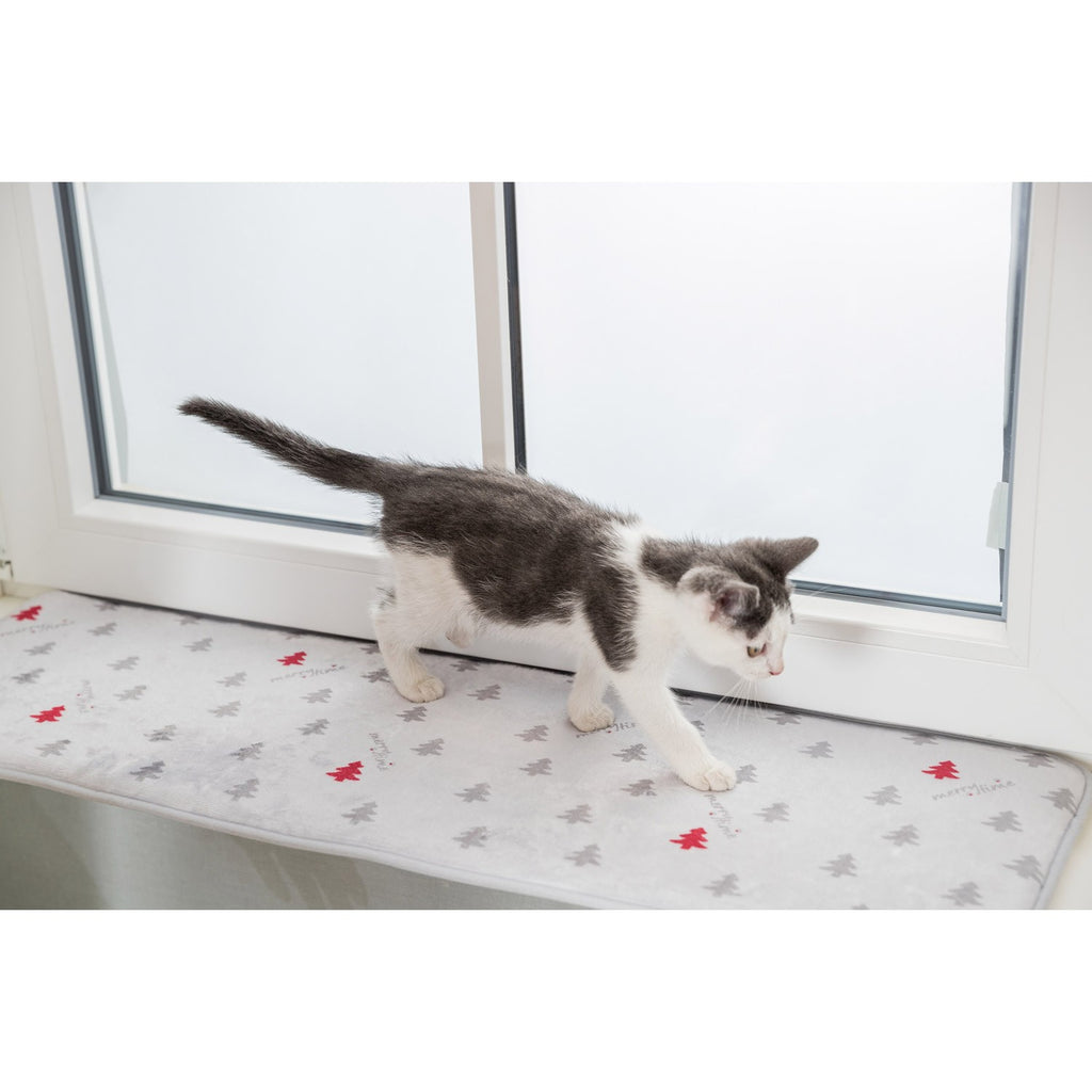 Alfombrilla Nivia de Navidad para el alféizar de la ventana. Con funda de felpa suave, relleno de gomaespuma y base antideslizan