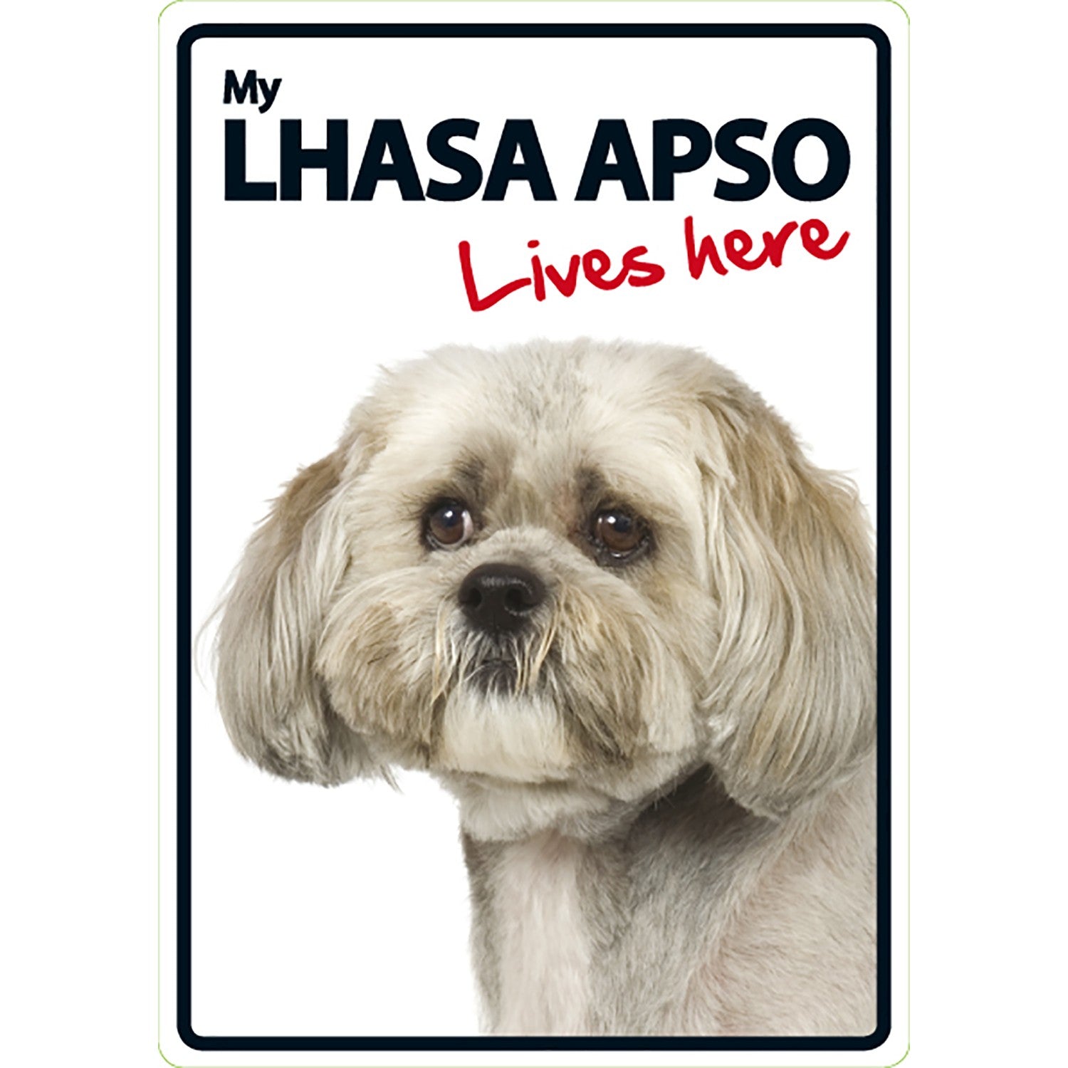 Señal A5 'Lhasa Apso - Lives Here'