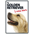Señal A5 'Golden Retriever - Lives Here'