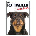 Señal A5 'Rottweiler - Lives Here'