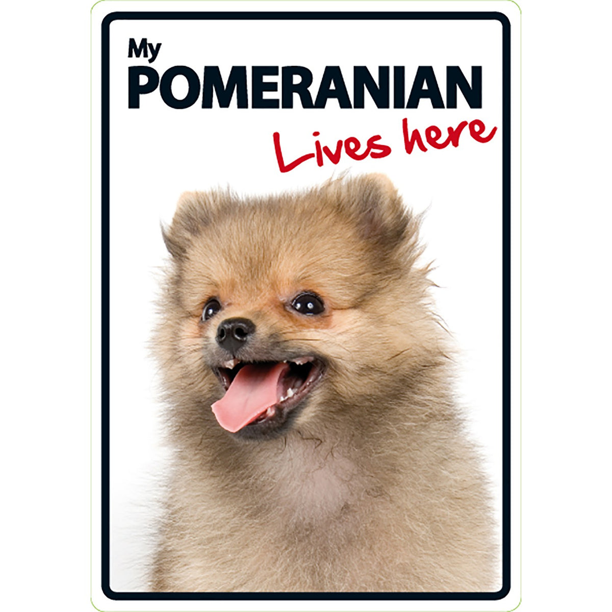 Señal A5 'Pomeranian - Lives Here'