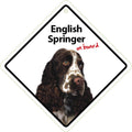 Señal con Ventosa 'English Spaniel on Board'
