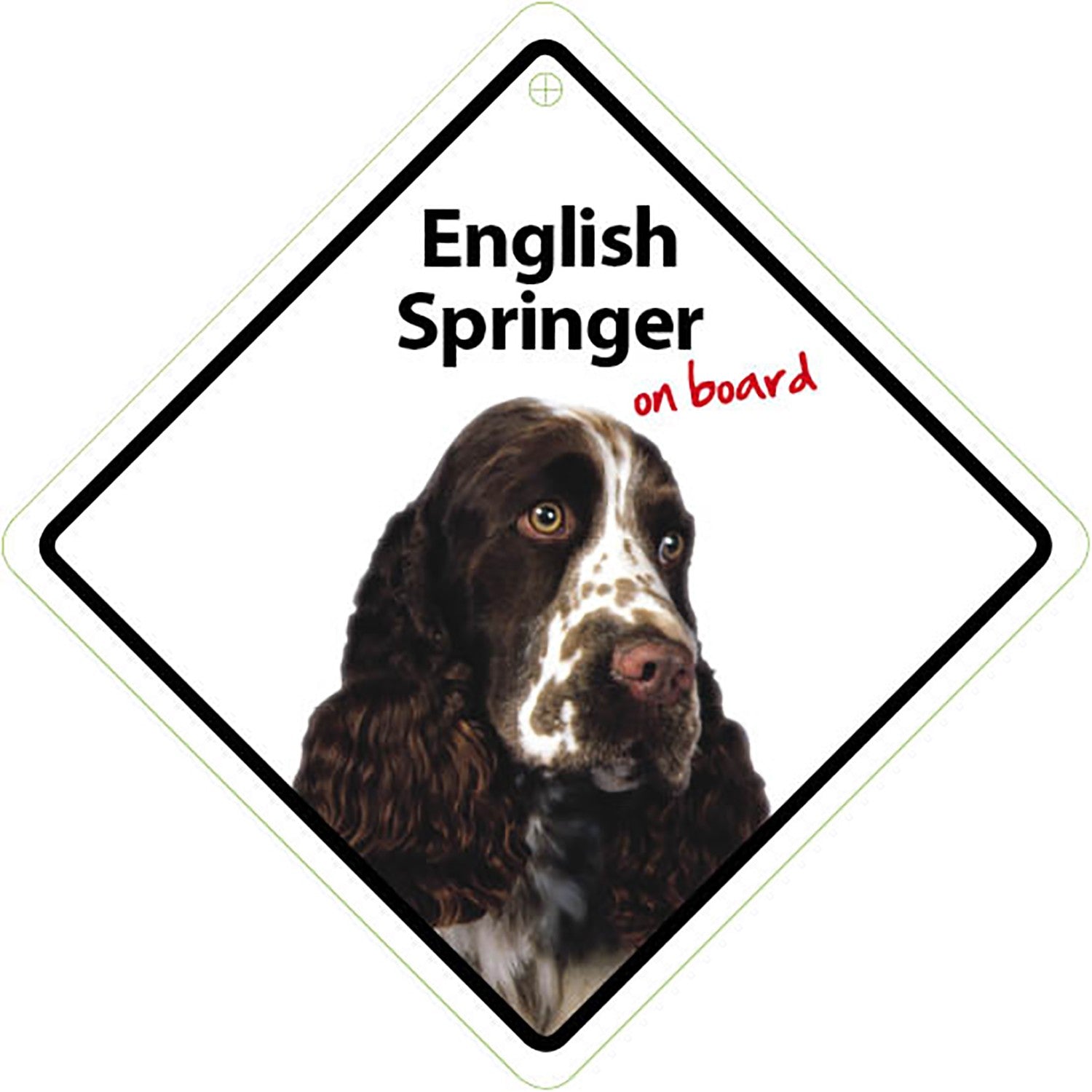 Señal con Ventosa 'English Spaniel on Board'