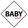 Señal con Ventosa 'Baby on Board'