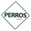 Señal con Ventosa 'Perros on Board'