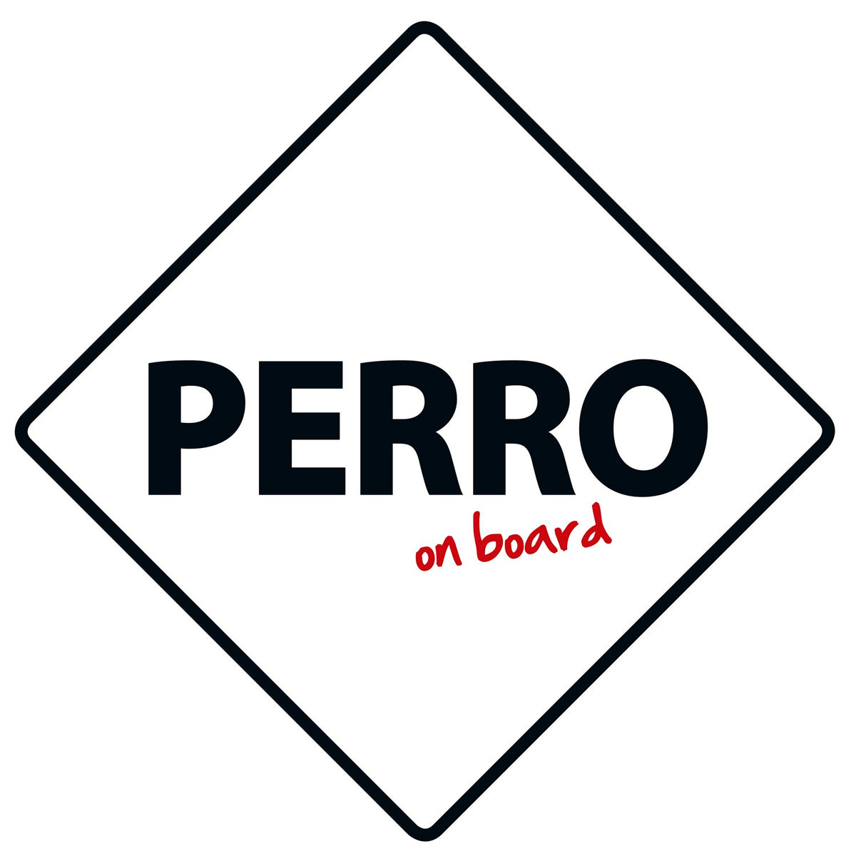 Señal con Ventosa 'Perro on Board'