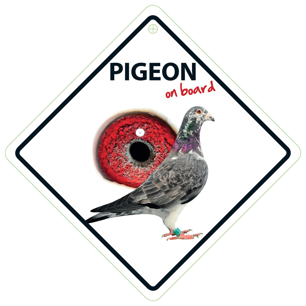 Señal con Ventosa 'Pigeon on Board'