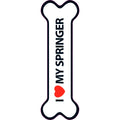 Señal-Hueso Magnético 'I Love my Springer'