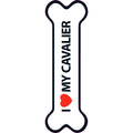 Señal-Hueso Magnético 'I Love my Cavalier'