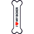Señal-Hueso Magnético 'I Love my Boxer'
