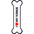 Señal-Hueso Magnético 'I Love my Yorkie'