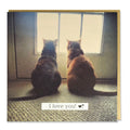 Tarjeta 2 Gatos 'I Love You'