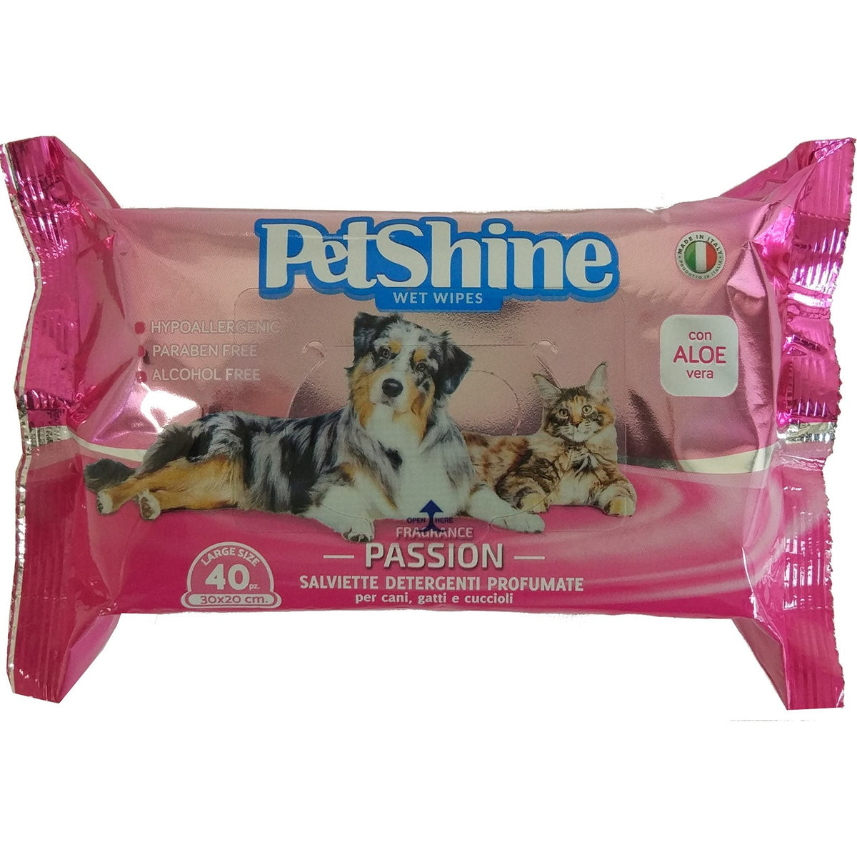 Toallitas Higiene para Perro y Gato, Pasión