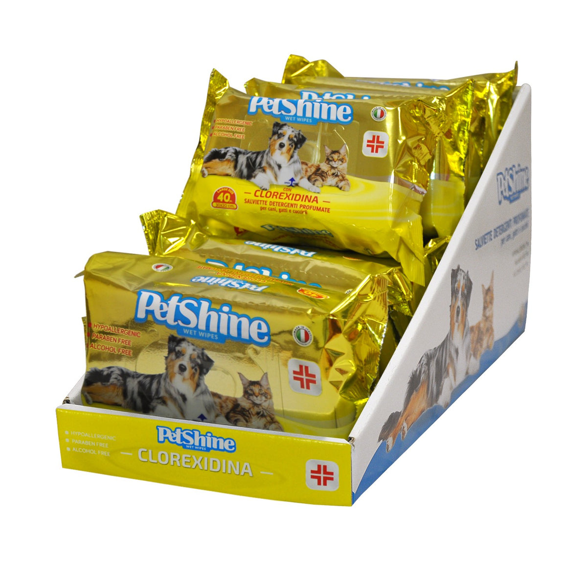 10 Toallitas Higiene Perro/Gato de Clorexidina