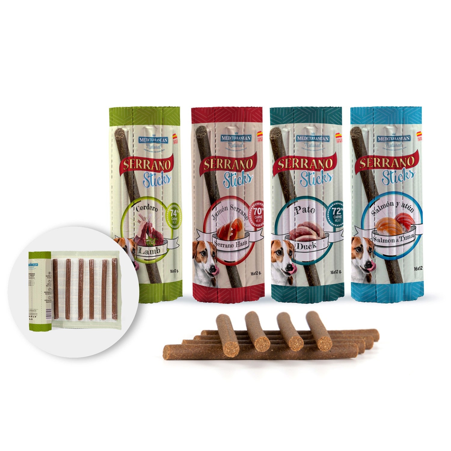Sticks Serrano Jamón serrano - Pack de 10 unidades
