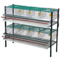 Batería para codornices de 2 pisos