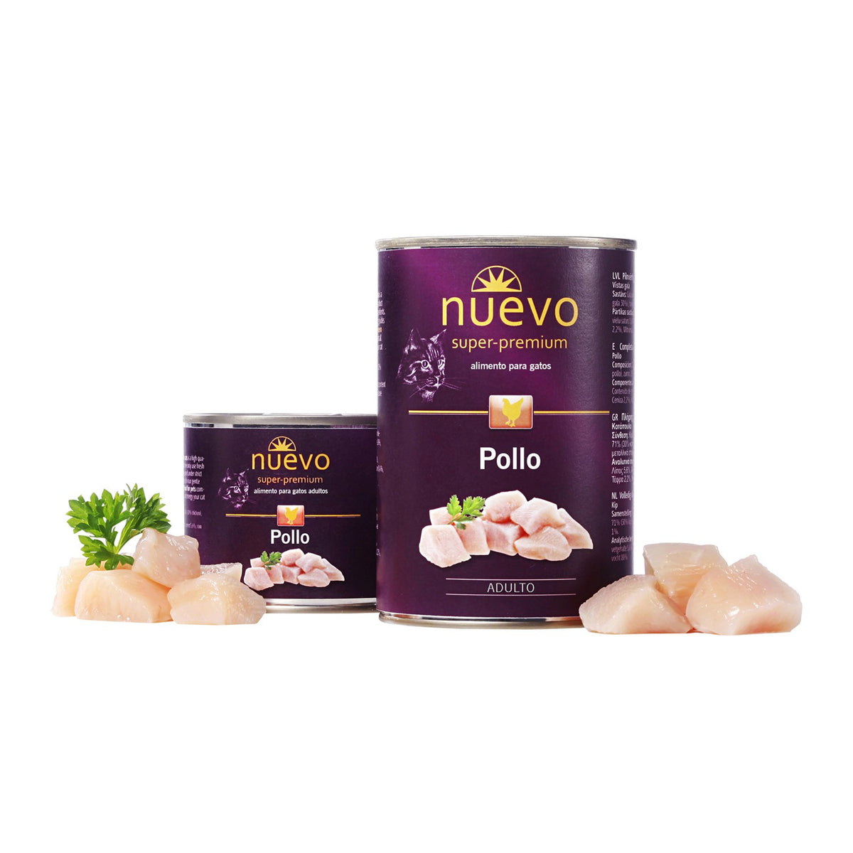 Lata Gato ADULTO Pollo NUEVO - Pack 6 uds