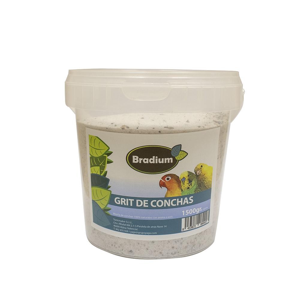 Bradium grit de cochas para aves 1,500gr