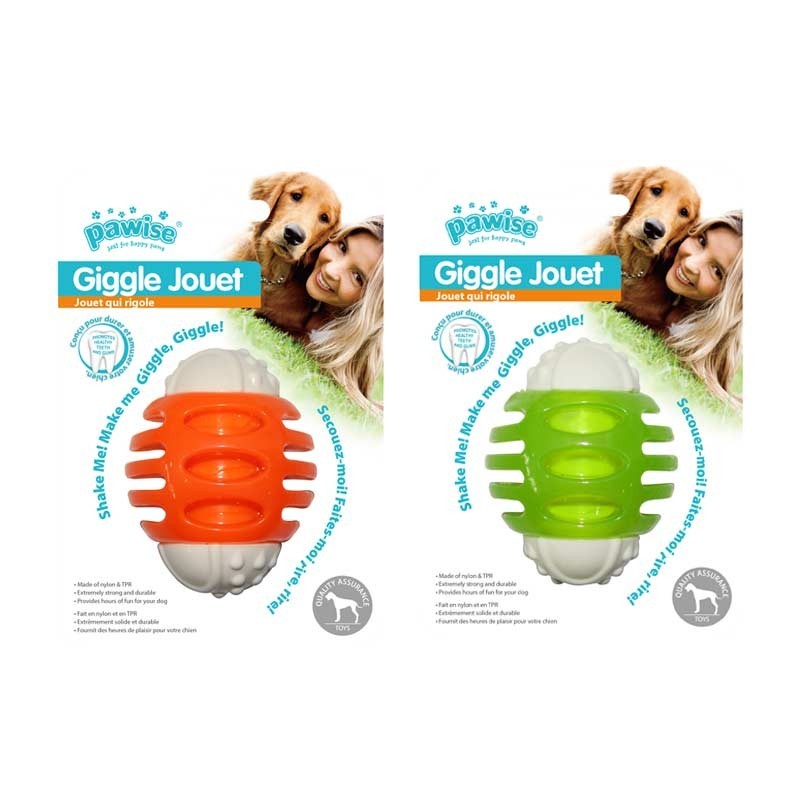 Juguete Giggler Joulet Pawise-Pelota 8cm - Pack de 2 unidades