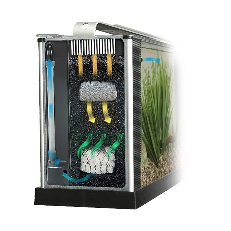 Fluval Spec Nano Acuario Negro, 10L