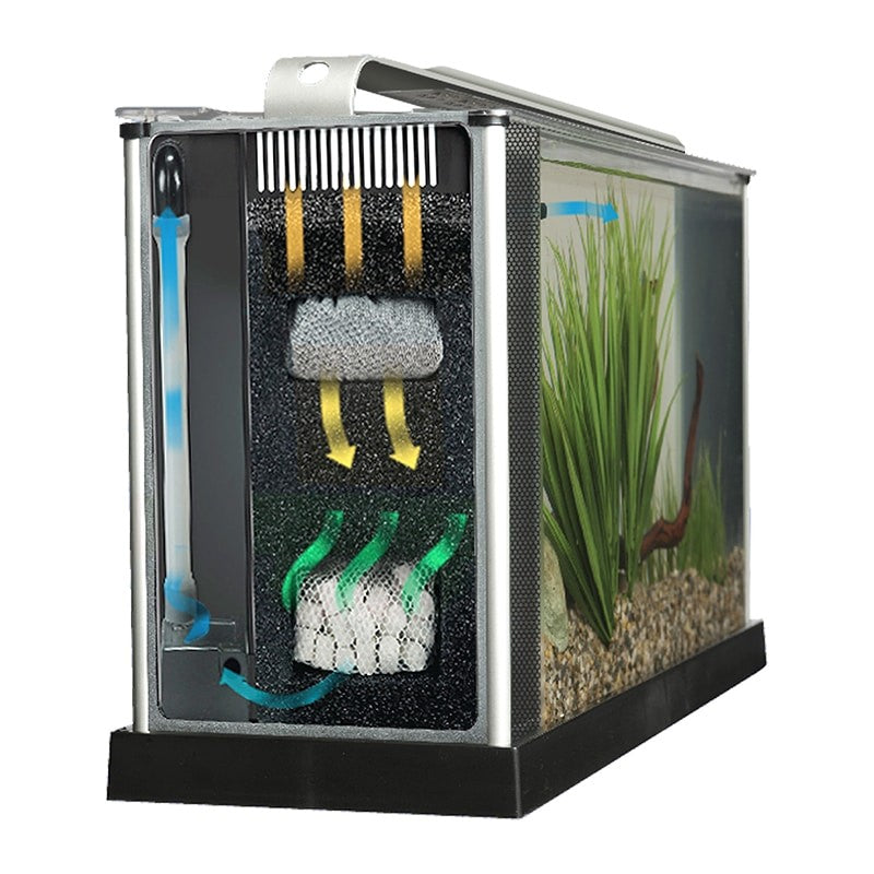 Fluval Spec Nano Acuario Negro, 19L