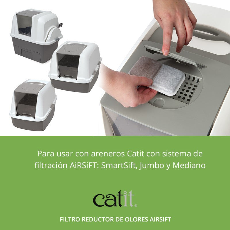Catit AiRSiFT Filtro de Repuesto, 6uds