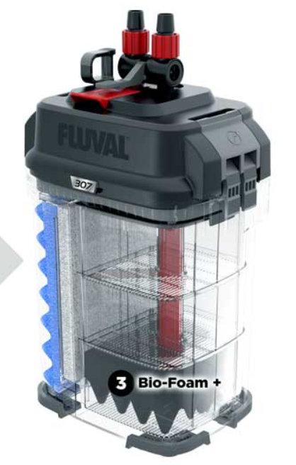 Fluval Bio-Foam Max Azul 207/307, 2uds