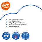 Duvo barrera de seguridad con puerta 75-110 cm