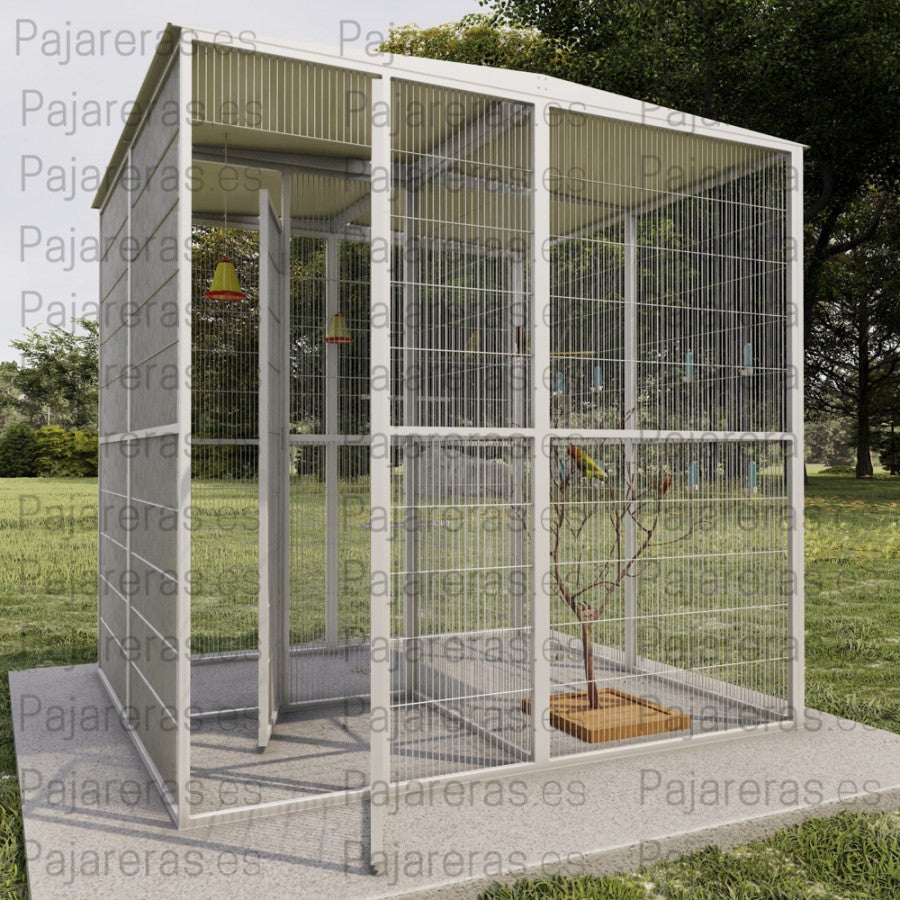 Voladera Girona (2x2 con habitaculo seguridad interior)