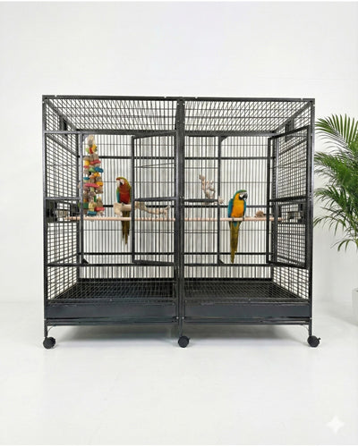 Jaula doble para guacamayos Sun Cages Texas II