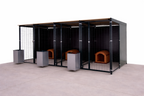 Batería de perreras modulares IMOR 4 x 2 m con 3 boxes – vista 3
