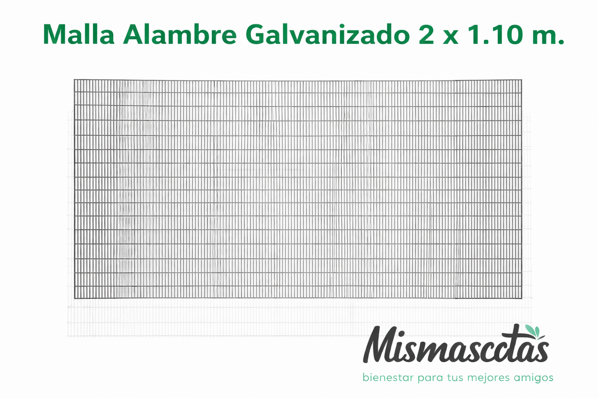MALLA ALAMBRE GALV. 2 x 1.10 MT