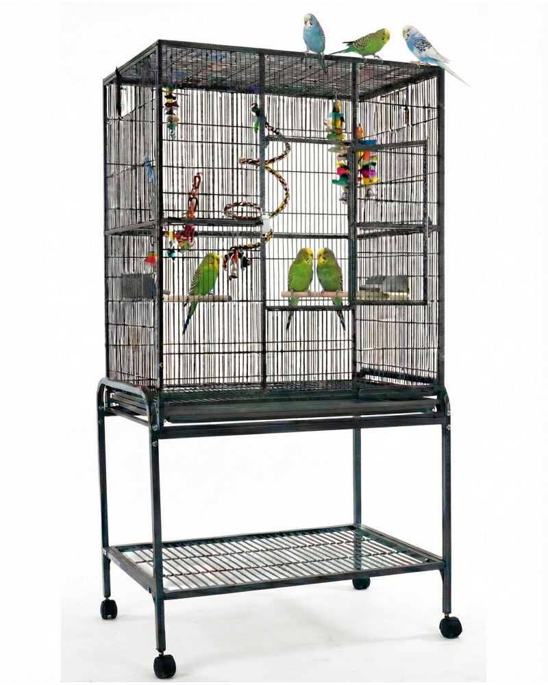 Voladero para pájaros Eco Black Sun Cages - jaula de vuelo negra para exterior