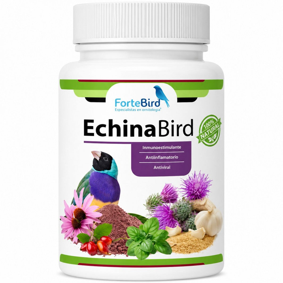 Echinabird (Inmunidad y vitalidad para sus aves de forma natural)
