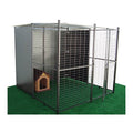 Perrera para perros de 4m2 (2 m2 tejados,2m 2 parque)