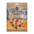 Huesitos suaves envueltos en pollo para perros Zoë Better Bones Pack de 9