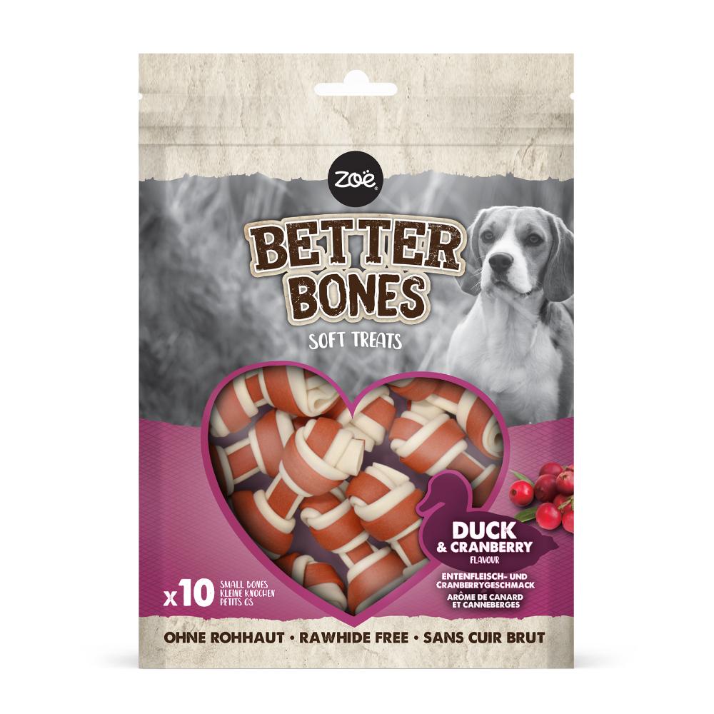 Huesitos suaves para perros Zoë Better Bones Pack de 10