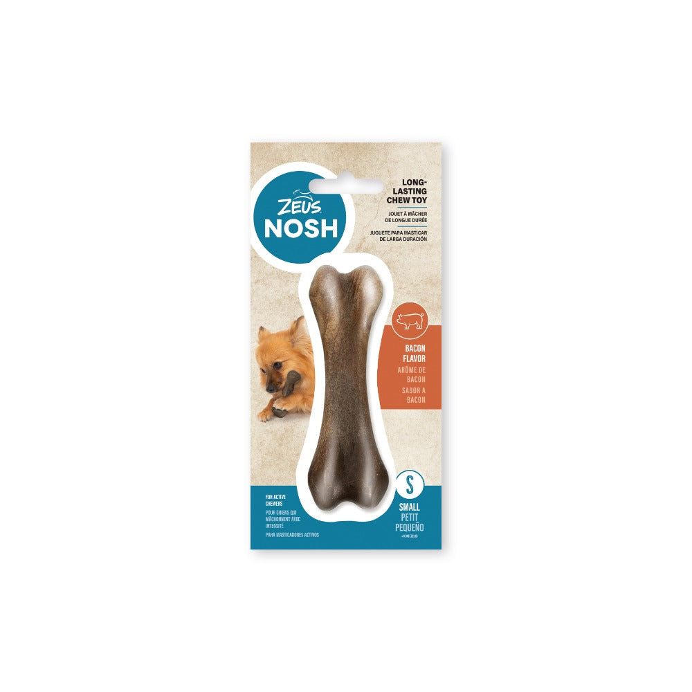 Hueso mordedor con aroma para perro Zeus Nosh Strong 15cm