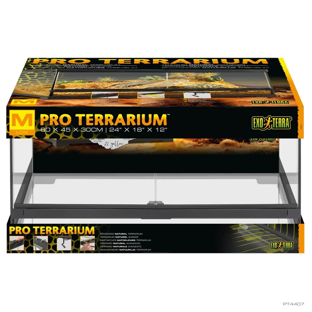 Pro Terrarium de Cristal Exo Terra Mediano 60x45cm