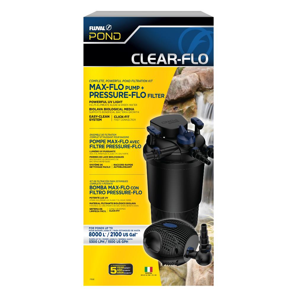 Kit Filtro y Bomba Clear-Flo UV Fluval Pond 8000