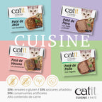 Catit Cuisine Paté de Pollo con Hígado, 95g - Pack de 12 unidades