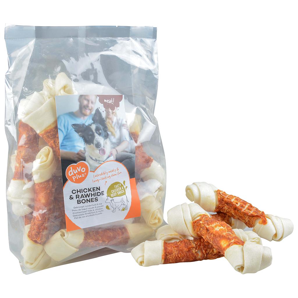 DUVO MEAT! HUESO POLLO Y PIEL NATURAL T-L 1 KG