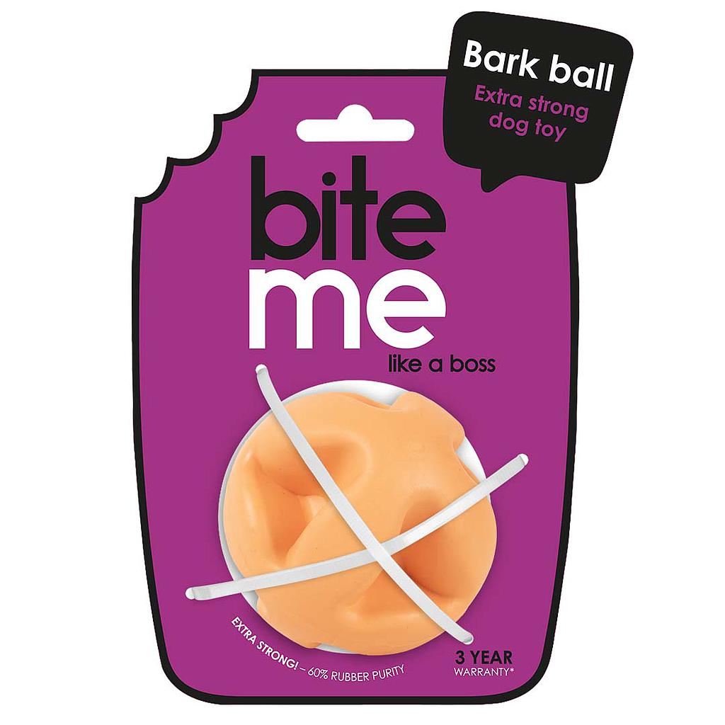 DUVO JUGUETE PERRO BARK BALL NARANJA 7,3 CM
