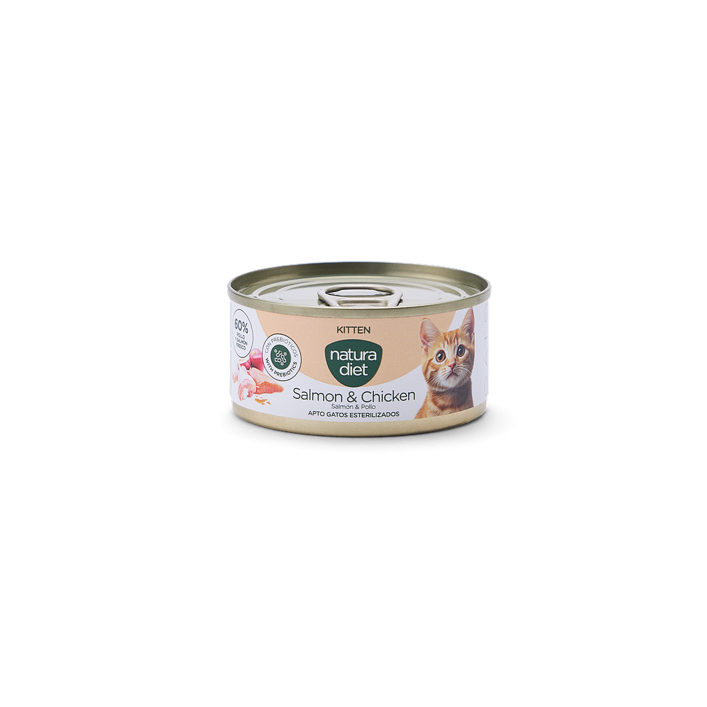 DNG NATURA DIET CAT PATE KITTEN SALMON & CHICKEN 85 GR