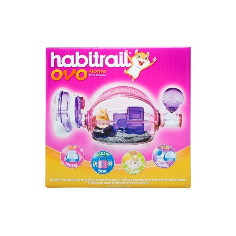 Jaula Ovo Habitrail para hámster