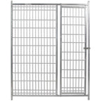Frente de Boxes para Perros Malla con Puerta Pro 5x10